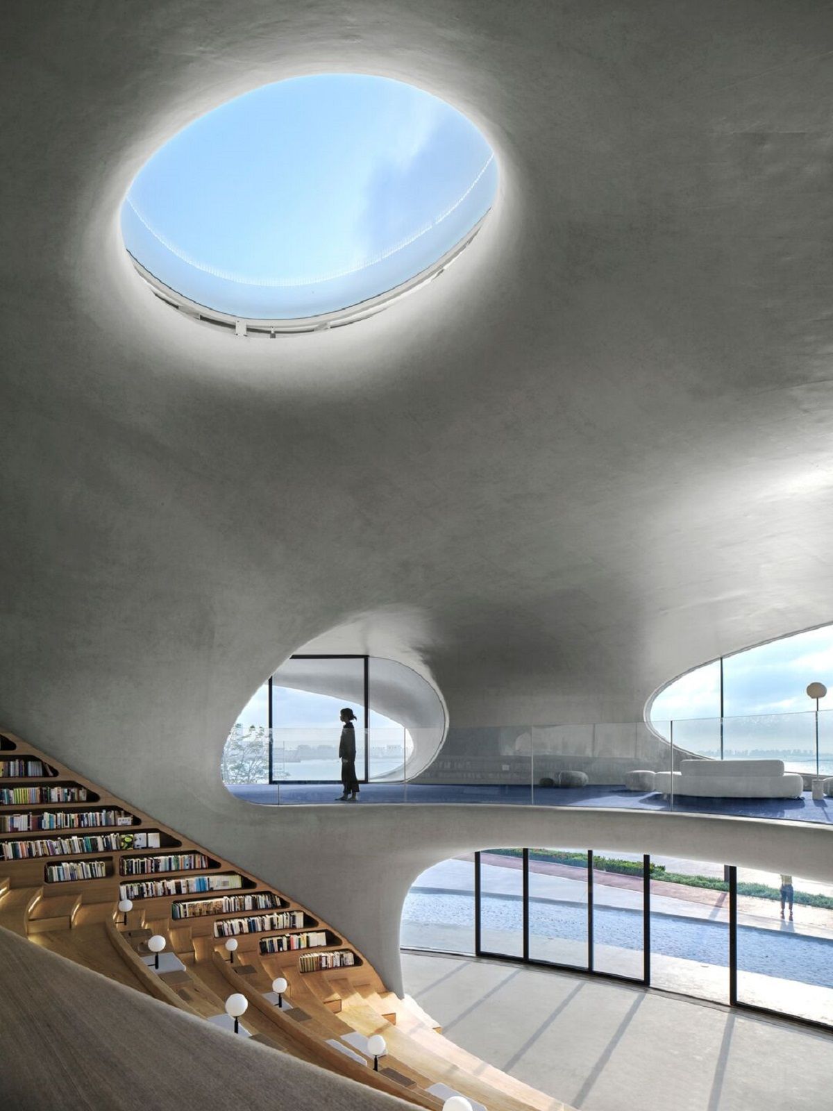 Cloudscape Hải Khẩu: Làm mờ ranh giới giữa kiến trúc và thiên nhiên