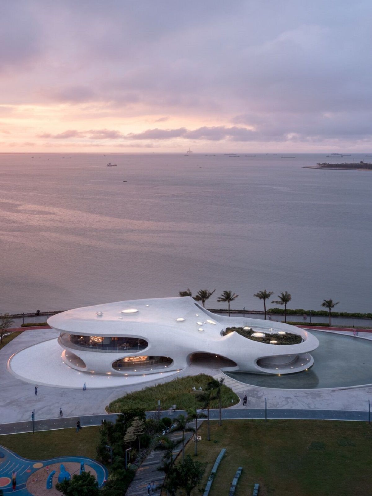 Cloudscape Hải Khẩu: Làm mờ ranh giới giữa kiến trúc và thiên nhiên