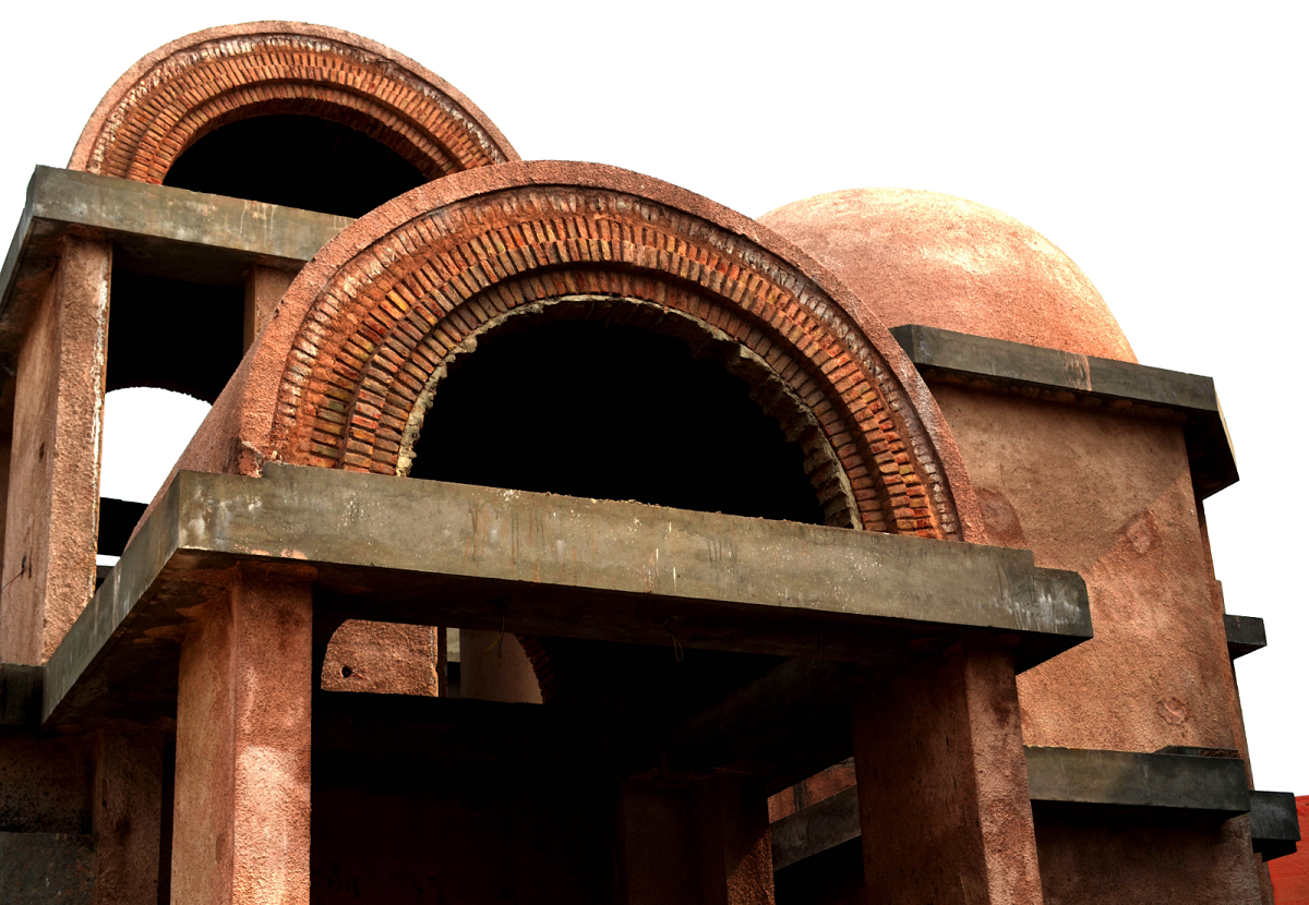 Đưa công nghệ xây dựng vòm gốm cũ vào kiến ​​trúc đương đại