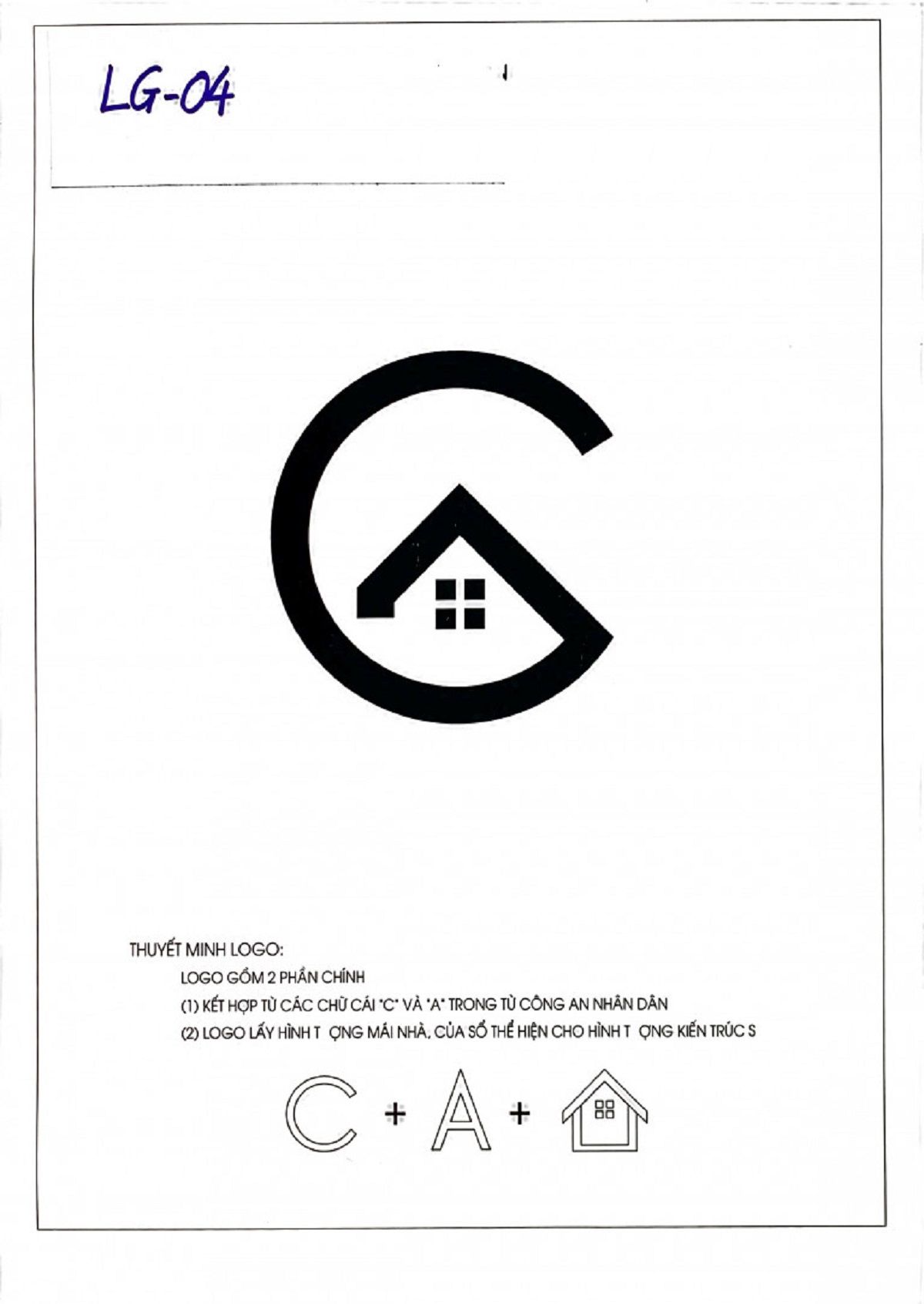 Kết quả Cuộc thi sáng tác logo Chi hội kiến trúc sư Công an