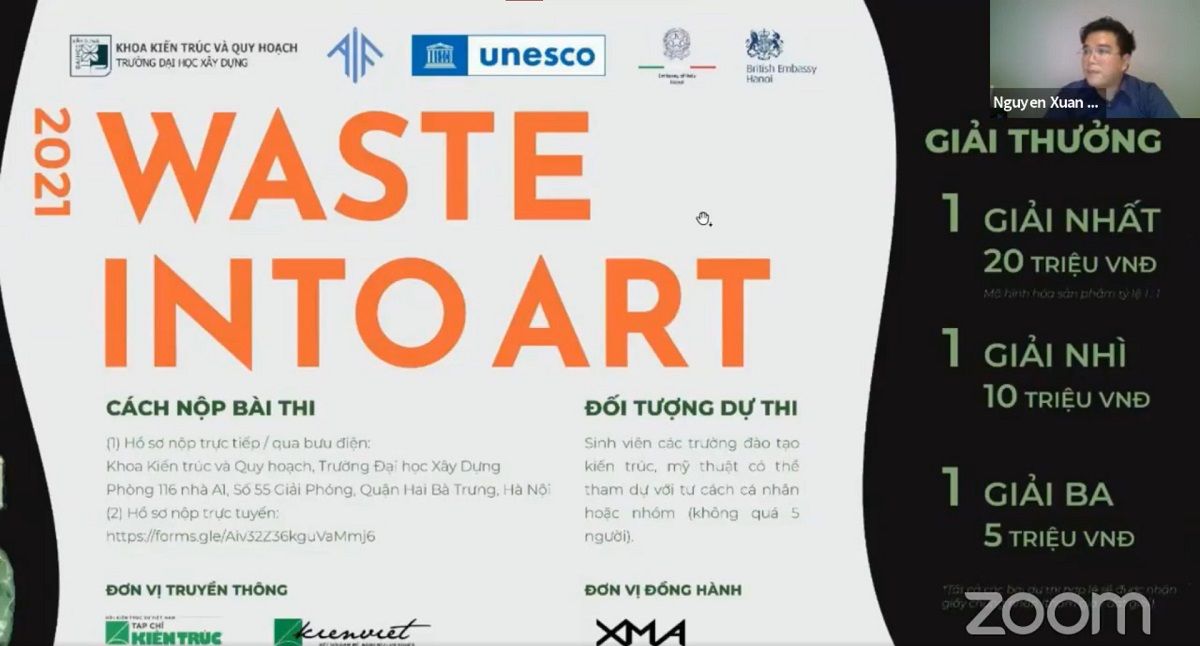 Lễ phát động cuộc thi "Waste Into Art 2021": Plastic Into Creative biến rác thải nhựa thành sáng tạo