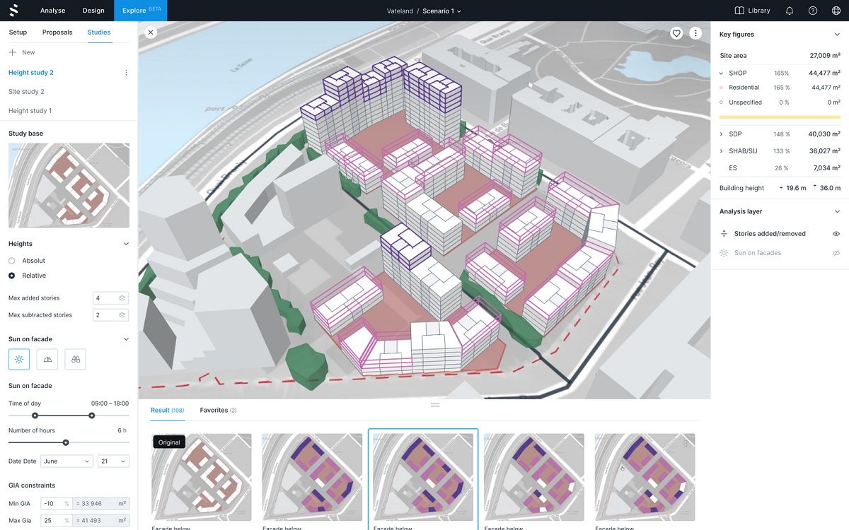 Thiết kế đô thị bền vững nhờ sự hỗ trợ của AI | Spacemaker - Autodesk