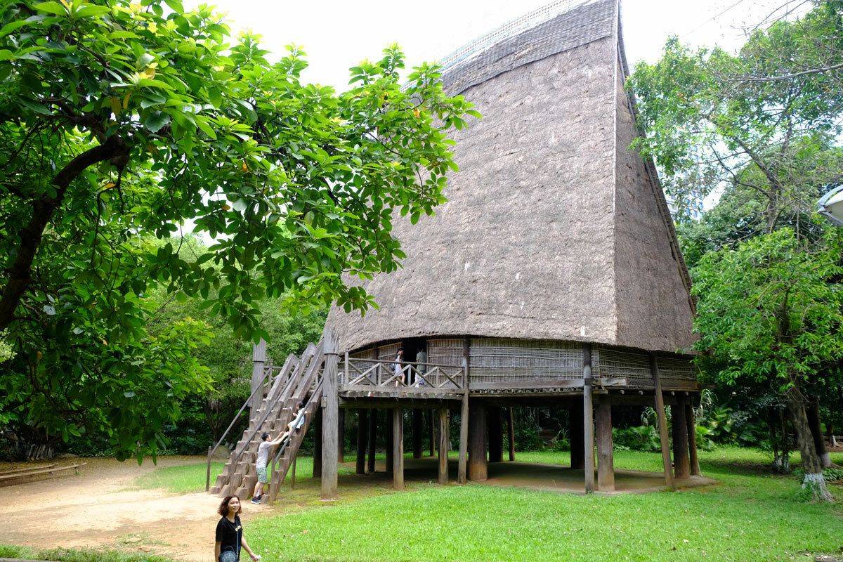 Ấn tượng kiến trúc ở Bảo tàng Dân tộc học Việt Nam
