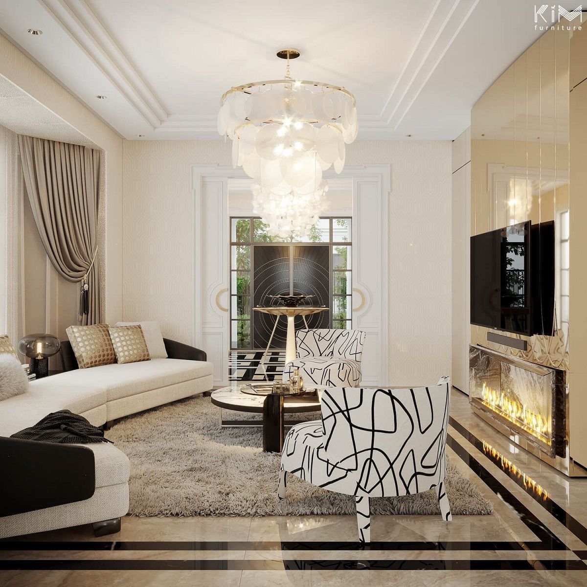 kienviet biet thu harmony ke cau chuyen modern classic theo cach mong mo kim luxury interior design 7