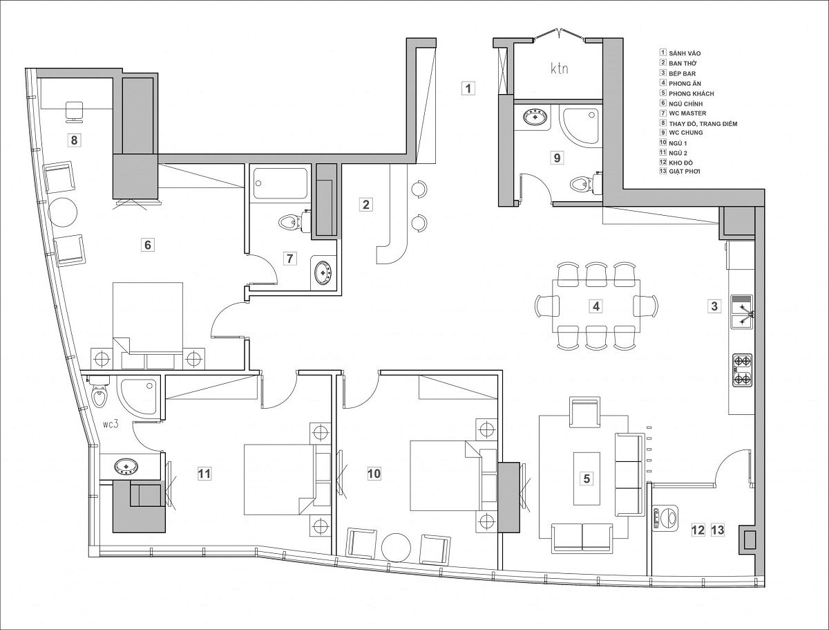 2415 EW Apartment - Căn hộ góc ngã tư | Dao&Ho Studio
