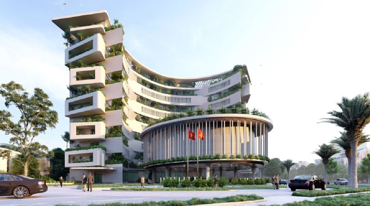 Giới thiệu sản phẩm dự thi Cuộc thi Phương án kiến trúc, quy hoạch Trung tâm Hành chính quận Hải Châu, Đà Nẵng