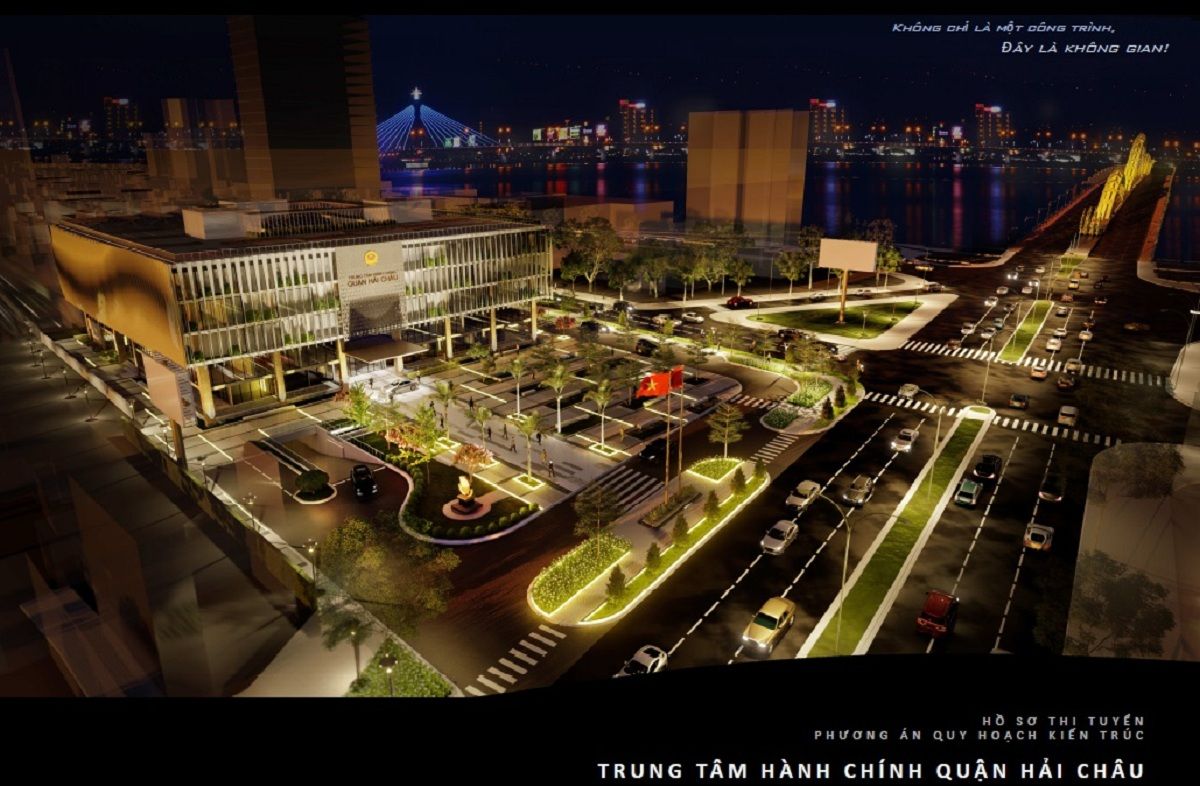 Giới thiệu sản phẩm dự thi Cuộc thi Phương án kiến trúc, quy hoạch Trung tâm Hành chính quận Hải Châu, Đà Nẵng