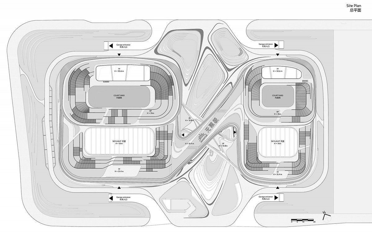 kienviet Zaha Hadid Architects ung dung kien truc hinh thai hoc trong infinitus plaza 1 1