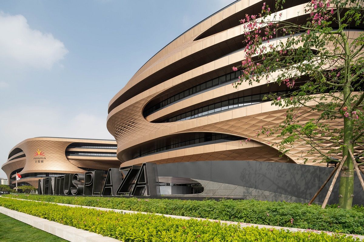 kienviet Zaha Hadid Architects ung dung kien truc hinh thai hoc trong infinitus plaza 7 1