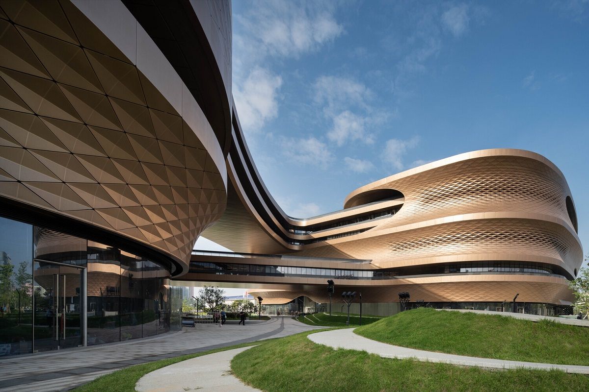 kienviet Zaha Hadid Architects ung dung kien truc hinh thai hoc trong infinitus plaza 8 1