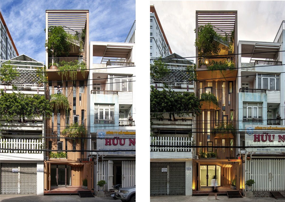 Thiết kế nhà phố đa năng lấy cảm hứng từ cấu trúc cây cổ thụ