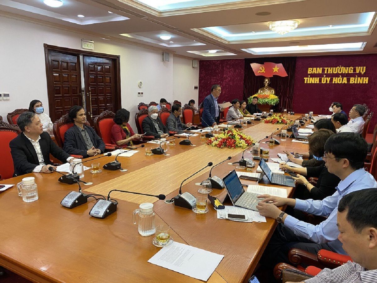 Chủ tịch Hội KTS Việt Nam làm việc với lãnh đạo tỉnh Hòa Bình