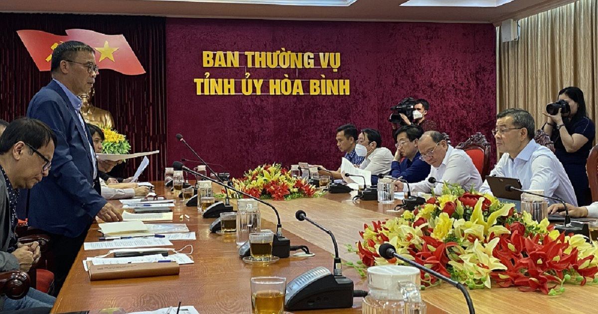Chủ tịch Hội KTS Việt Nam làm việc với lãnh đạo tỉnh Hòa Bình