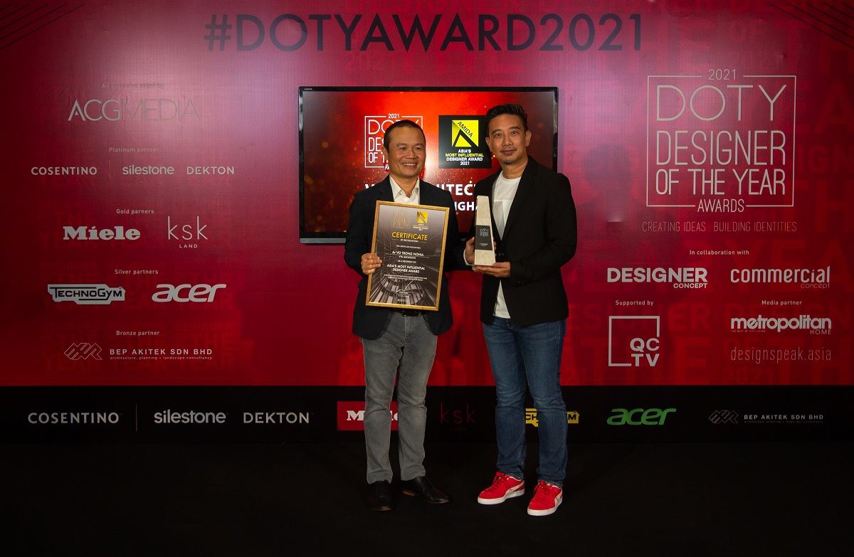 VTN Architects nhận giải thưởng Nhà thiết kế có tầm ảnh hưởng nhất châu Á tại DOTY 2021