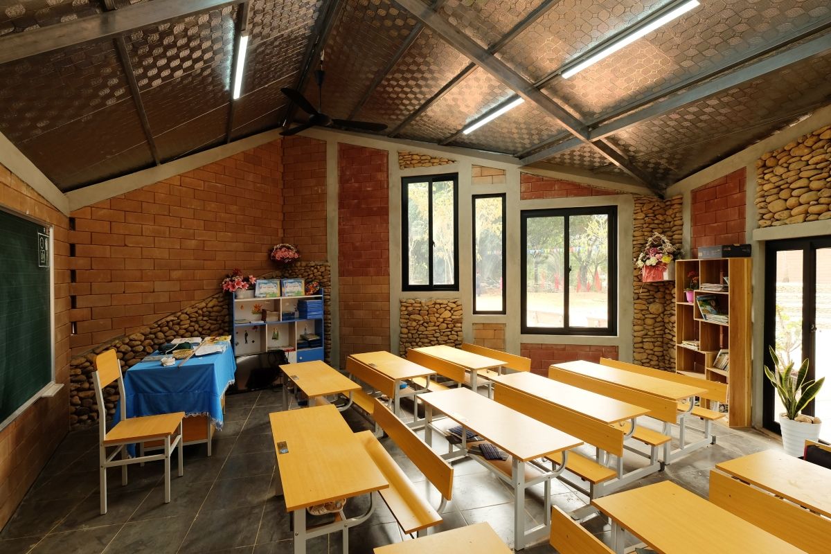 Thiết kế trường học đậm tính bản địa ở Nà Khoang