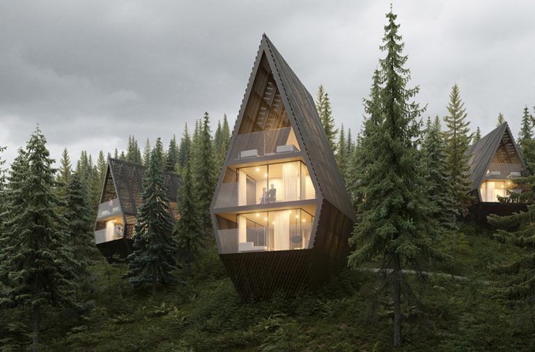 KTS người Ý Peter Pichler thiết kế khu nghỉ dưỡng sinh thái trên dãy An-pơ (Alps)